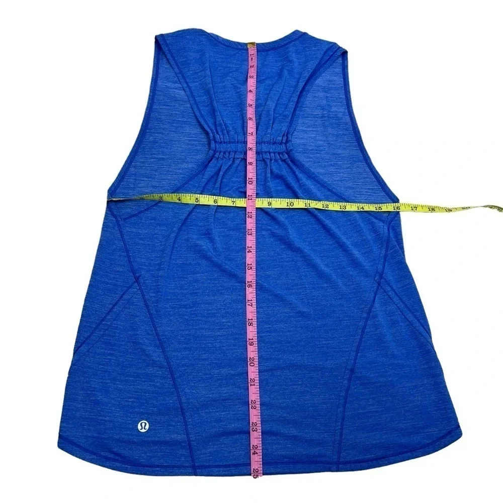 LULULEMON In A Cinch Tank Heathered Blue
Athletic Training Workout Running Top 6 - Picture 6 of 7